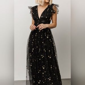 SOIÉBLU | Nova Shimmer Maxi Dress